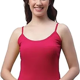 friskers Women's Non-Padded Pure Cotton Spaghetti Camisole-picture-50
