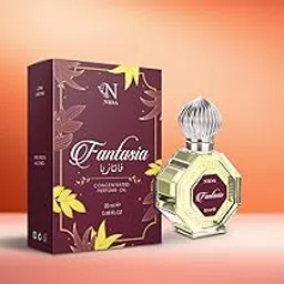 Fantasia Concentrated Perfume Oil, Alcohol-Free Attar for Men, 20ml Premium Fragrance in Elegant Octagonal Bottle-image-81