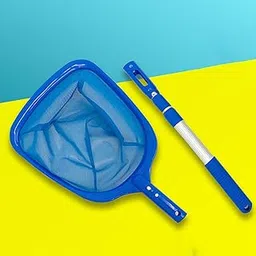 Generic Pool Cleaner Telescoping Pole for Hot Tub Pond Maintenance Cleaning Tool Skimmer Net and Pole-image-46