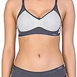 insa india Pack of 1 Women's & Girls Lingerie Set Full Coverage,Non Padded Bra Panty Set Gray 36B-picture-31