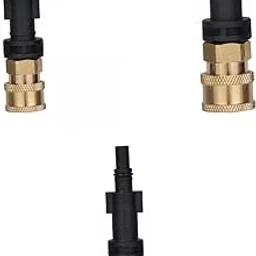ZOOMELLA 3pcs High Pressure Washer Hose Adapters 1/4 Power Washer Pressure for Lavor-image-70