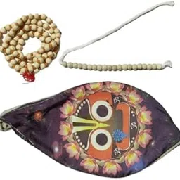 FIRMUS �Jagannath Printed Chanting Bag/Japa Bag with Japa Mala & Mala Counter/Sakshi Mala-picture-11