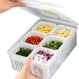 Fridge Storage Boxes Freezer Storage Containers, Container for Kitchen Storage Set, Storage in Kitchen, Vegetable Storage, Drainin|Design - for Home and Kitchen-picture-27