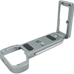 ATORSE Quick Release Plate L Bracket Camera Hand Grip Base for Travel Photographers Silver-picture-13