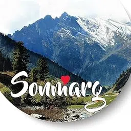 PEACOCKRIDE Love Sonmarg I Souvenir l Travel Fridge Magnet (Metal, Multicolor, 75mm)-image-35