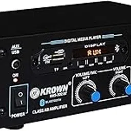 KEKROWN 6000W PMPO Home Series Stereo (4 Way) Amplifier with Bluetooth;Mic Input and FM USB; --image-48
