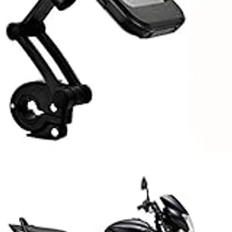 Motorcycle Bike Phone Holder, Waterproof Mobile Mount with TPU Touch Screen, 360° Rotating Universal Bicycle Holder for Smartphones Under 6.5 Inches Compatible with Y-amaha-YBR-picture-11