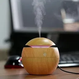 Wooden Cool Mist Humidifier & Essential Oil Diffuser – Ultra-Quiet Aroma Air Humidifier with 7-Color LED Night Light & Auto Shut-Off for Home, Office, Bedroom & Baby Room (Pack of 2)-picture-31