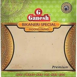 GANESH PAPAD Premium Bikaneri Special Moong Papad-400gms (9 Inch)-picture-42