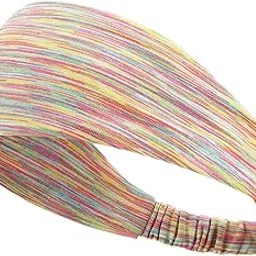 Fashion My day Stretch Fitness Headband Home Gym Portable Sports Football Yoga Hair Band Multicolor-image-60