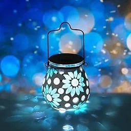 RIDEN Solar Hanging/Tabletop Mount Solar Lanterns - LED, Waterproof, White, Yellow, Pink - Outdoor Living-picture-17