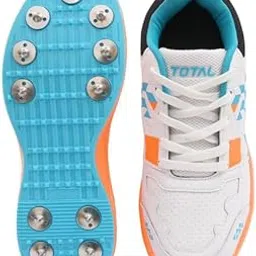 total sports & fitness Total Terminator Cricket Shoes with Replaceable Metal Spikes - Dominate The Pitch with Superior Grip & Stability-picture-31