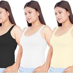 glow and shine Camisole Tank Top for Women | Ultra-Soft Pure Cotton Inner wear-picture-46