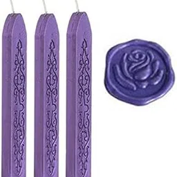 MNYR 3pcs Purple Sealing Wax Sticks with Wicks for Wax Seal Stamp Candle Making Decorative Wedding Invitation Christmas Parcel Envelope Letter Snail Mail Gift Card Embellishment Sealing Wax Sticks-picture-16