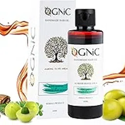 OGNiC Almond Olive Amla Handmade Hair Oil, 200ml, Fights Hairfall, Promotes Hair Growth-picture-31