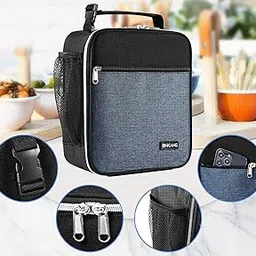 Diablos Insulated Lunch Bag for Men and Women (5 Liters) - Tiffin Bag for Work, School, and Outdoors - Blue-picture-21