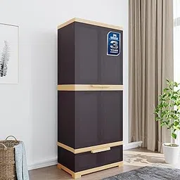 Nilkamal Freedom FMDR1BE Compact Plastic Storage Cabinet with 1 Bottom Drawer Sapce and Clothes Organizer |3-Year Warranty|Crockery Shelves|Wardrobe|Living Room|Adult & Kids|for Home Kitchen & Office-picture-18