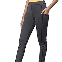 chkokko Women's Stretch Fit High Rise Yoga Track Pants Stretchable Gym Legging Tights with Pocket-picture-26
