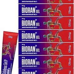 Rusan BIORAN Diclofenac Sodium 1% w/w Quick Pain Relief Gel 15g (7Count) Effective for Knee, Back, Joint and Muscle pain | Faster absorption | No stickiness | No burning sensation.-image-25