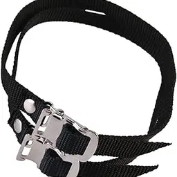 STYLEHEAVEN 2 Pieces Universal Foot Straps 50x1.2cm Reinforced Nylon for Stationary Bike Black-picture-22