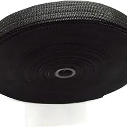 Strala 1 Inch, 1 Roll - 20 Meter Black Niwar Narrow Woven Fabric (NWF) Niwar Patta Roll Tapes of Nylon for Bags, Chair, Garment, Satchel, Home Textile, Shoes, Handicraft (Best in Class Heavy Duty)-image-66
