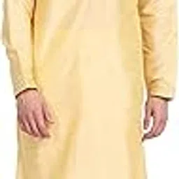 skavij Men's Art Silk Embroidered Kurta Pajama Set Floral Thread Work Festive Party Dress-picture-23