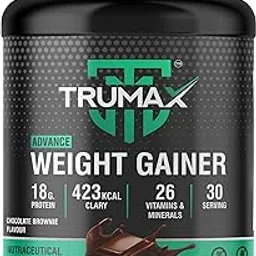 Trumax Advance Weight Gainer for Man 3 kg | 18gm High Protein Powder with 26 Minerals & Vitamins | Shatavari, Ashwagandha & Whey Protein | Chocolate Flavor Boosts Appetite, Energy & Stamina-picture-21