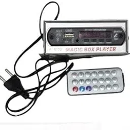 Rashri One For All AC and 12v DC Mini Car Multimedia Player USB FM AUX MP3 Player with Remote (Battery NOT Included)-picture-40