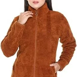 plush Women's Fur Hooded Neck Sweatshirt-picture-48