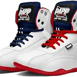official dapp Dapp Athlete-Series Weightlifting Shoes for Men and Women | Leather Rexine Exterior | Signature Flat Sole | Padded Interiors for Stability | Smart Cushioning | Wide Toe Box.-picture-44