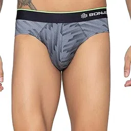 bonjour Men's Bold Style Supersoft Combed Cotton Regular Fit Printer Briefs with No Marks Waistband Multicolour-picture-32