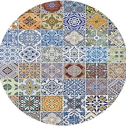 Digital Printing Tablecloth Table Cover 140X140Cm 8.Bohemian Grid|Home & Garden|Kitchen Dining & Bar|Linens & Textiles|Tablecloths-picture-67