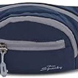 Finespaiky Waist Bags for Men Women- Premium Stitching, Waterproof Pocket, RFID Safe- Large Fanny Pack for Hiking Travel Camping Running Sports Outdoors, Money Belt with Adjustable Strap(_ Blue)-picture-22