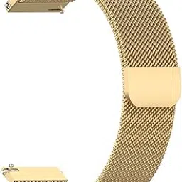 AONES 22mm Magnetic Loop Watch Strap Compatible for Noise Colorfit Pro 5 Metal Chain SmartWatch Band-image-15