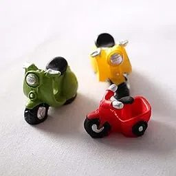 BHOOLU&GOOLU Cute Miniature Resin Tricycle for Garden Decoration - 3 Pcs Set-image-21