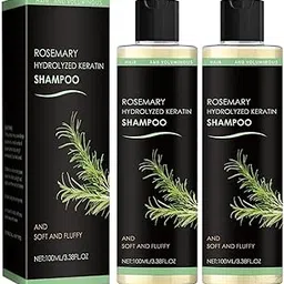 NEW Organic Rosemary Hair Growth Shampoo for Women and Men-Natural Thickening & Strengthening Shampoo with Hydrolyzed Keratin for Thinning Hair & Hair Loss 7.4 fl.oz - 2 Packs(220ml+220ml)-image-41