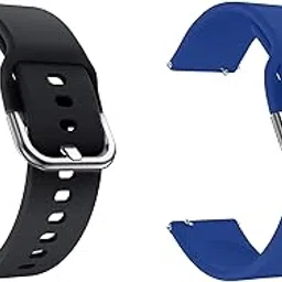 ACM Combo Pack Watch Strap Silicone Belt 22mm compatible with Skagen Kristoffer Skw6501 Sports Hook Band-picture-17