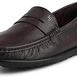 louis stitch Italian Milled Leather Formal Shoes for Men | Ultra Lightweight Men’s Slip On Solid Formal Loafers | Comfortable for Long Hours | LSPDFL-picture-35