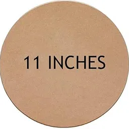 GOJEEVA Premium Wooden 11X11 Inches Circle Shape Unfinished MDF Pine Board for DIY Projects, 2.5MM Thickness Wooden Pine Board, Gift for Artist, Oil Pastel Color Board (11X11 Inches, Brown, Pack Of 1)-picture-25