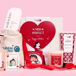 Miss Perfect Gift Box | Valentine’s Day Gift for Women | Luxury Bath & Body Care Set | Self-Care Kit with Shower Gel, Body Lotion, Bath Salts & Accessories-picture-11