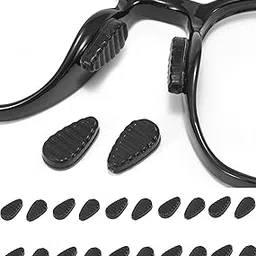 KalamkariX 20PCS Air Cushion Nose Pads for Glasses, Nose Pads, Nose Pad for Spectacles, Specs Nose Pads, Nose Pads for Eyeglasses, Soft Nose Pad for Reading Eyewear Comfort (Black)-picture-25