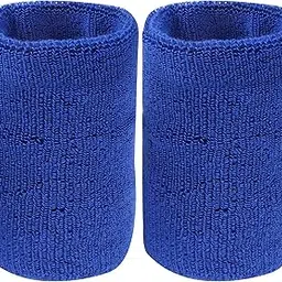 Neska Moda Men's Dark Blue Cotton Wrist Band-WB07-image-30