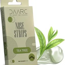 DAARC Tea Tree Nose Strips for Women & Men | FDA Approved | Dermatologist Tested - With Tea tree extract & Witch Hazel extracts | Removes Whiteheads | Blackheads and cleanses pores (Pack of 5) | Instant Result-picture-12