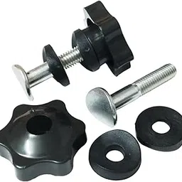 Handle Knob and Screw Bolt Washer Kit for Toro Lawn Mowers Snow Blowers, Repair Part 92-2260 106-4161 107-3844 for Lawn Mowers Snow Blowers (2 Sets) image 1