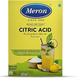 Meron Natural Citric Acid Powder - 50g | Food-Grade Flavor Enhancer & Preservative | Chemical-Free Ideal for Cooking-picture-22