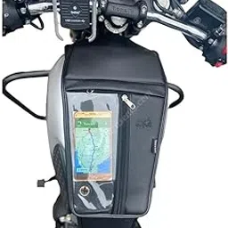 Imperiale 400 Tank Cover with Mobile Holder Black 100% Waterproof Multiple Utility Bike Tank Bag-picture-47