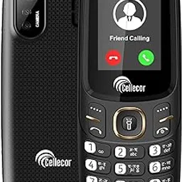 CELLECOR E3 Dual Sim Feature Phone 1000 mAH Battery with Vibration, Torch Light, Wireless FM and Rear Camera (1.8" Display, Black)-picture-23