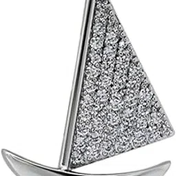 the opal jewels Happy Sailing Brooch Pin | 18k Gold Plated | Trendy, Lightweight & Comfortable | Stylish & Tarnish-Resistant | Qty : 1pc-picture-42