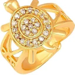 Good Luck Tortoise Meru Ring | Unisex Ring for Men and Women Kachua Adjustable finger ring-picture-28
