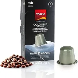 Torrie Colombia Coffee Capsules | 100% Arabica, Medium Roast, Compatible Aluminium Pods | Fresh Grounded Coffee from Portugal | Pack of 10 Pods (55g)-picture-13